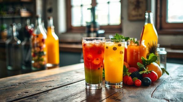 Top idées pour un bar à jus : créez des cocktails frais facilement